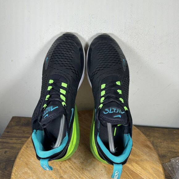 Nike Air Max 270 Shoes Mens Size 11 Black Green Blue DJ5136-001 Sneaker Running - Picture 7 of 12